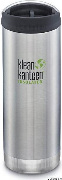 Klean Kanteen TKWide 473ml (w/Wide Café Cap) Brushed Stainless