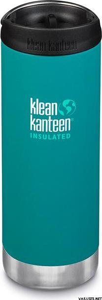 Klean Kanteen TKWide 473ml (w/Wide Café Cap) Emerald Bay (matte)