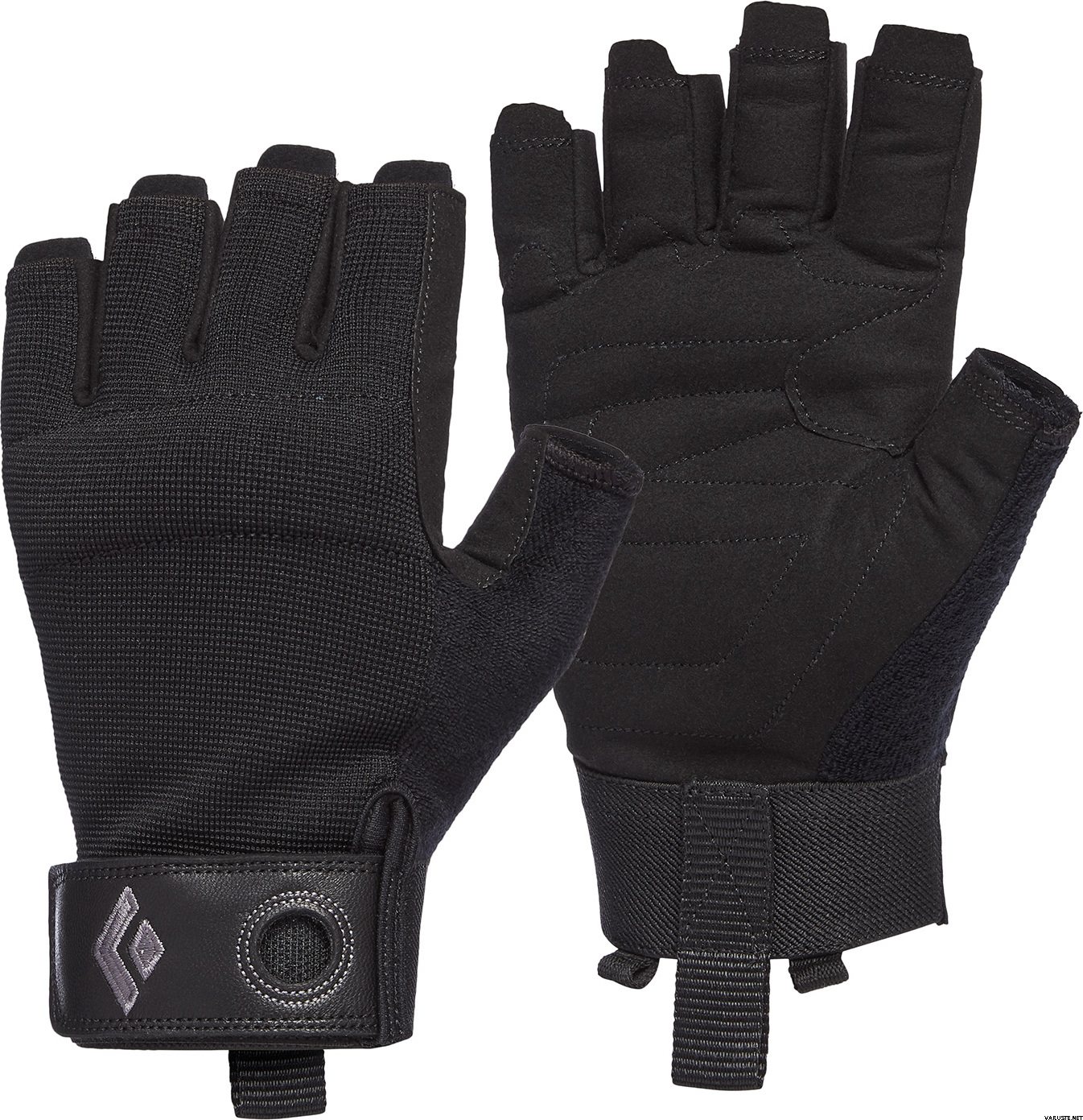 Black Diamond Crag Half-Finger Gloves Black-Black
