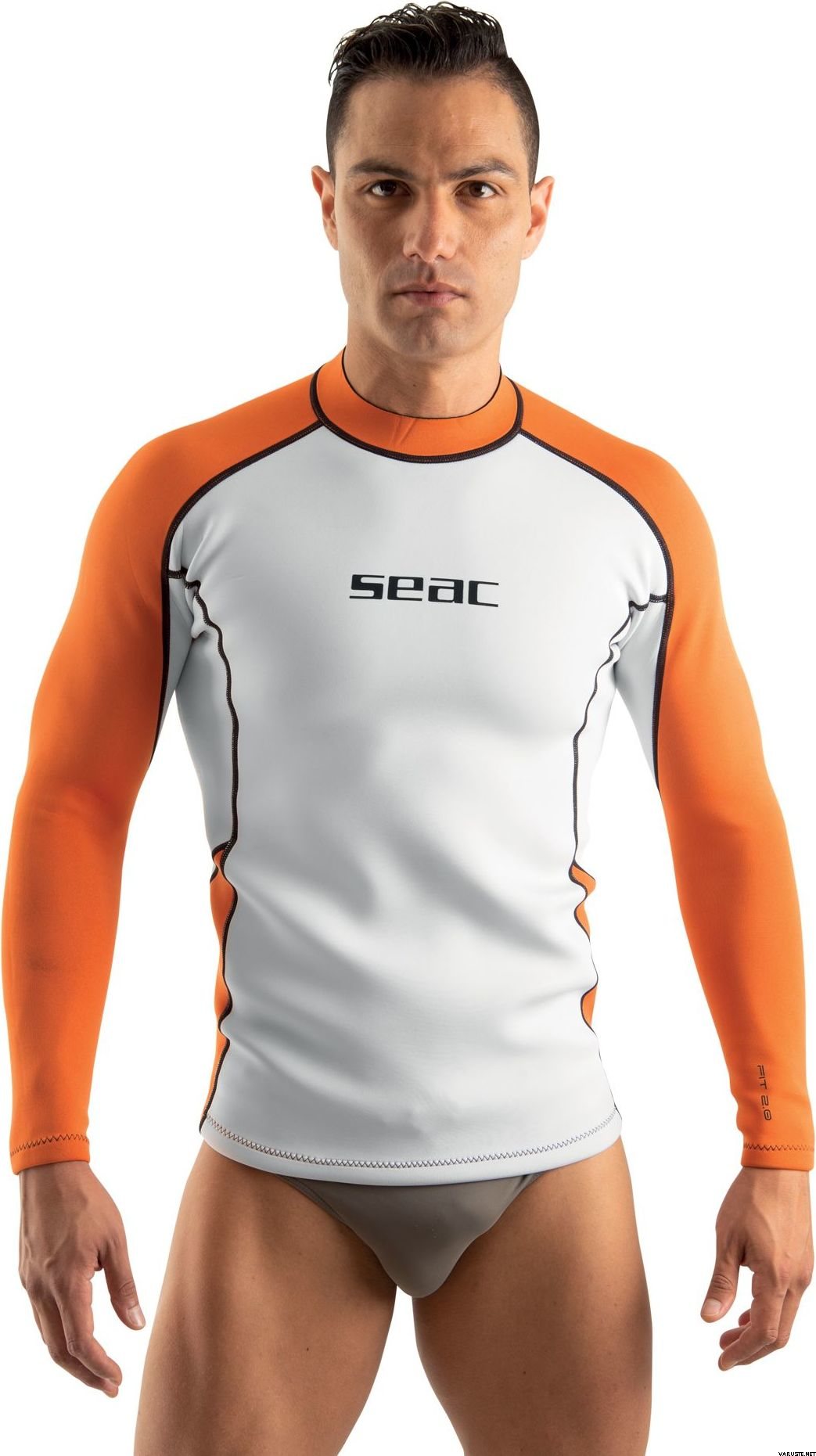 Seacsub Fit Long 2.0 Mens White/Orange