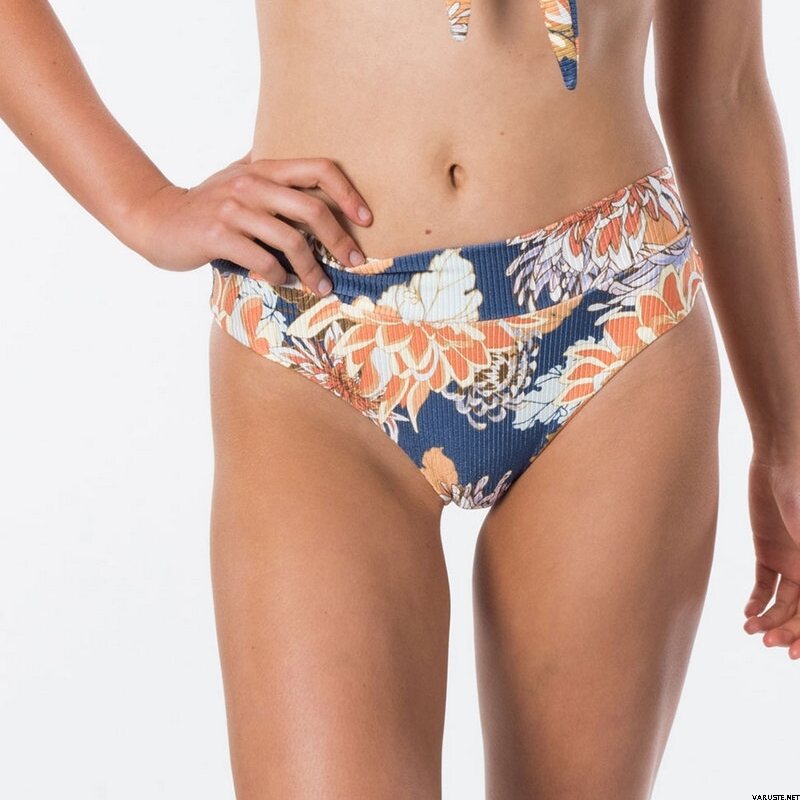Rip Curl Sunsetters Floral High Cheeky Pant Dark Blue