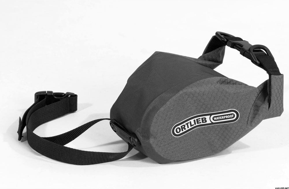 Ortlieb T-Pack -WC-paperirullan säilytyspussi Harmaa - Musta