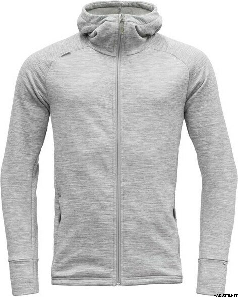 Devold Nibba Jacket w/Hood Mens (2022) Grey Melange