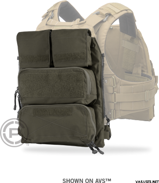 Crye Precision Pouch Zip-On Panel Ranger Green