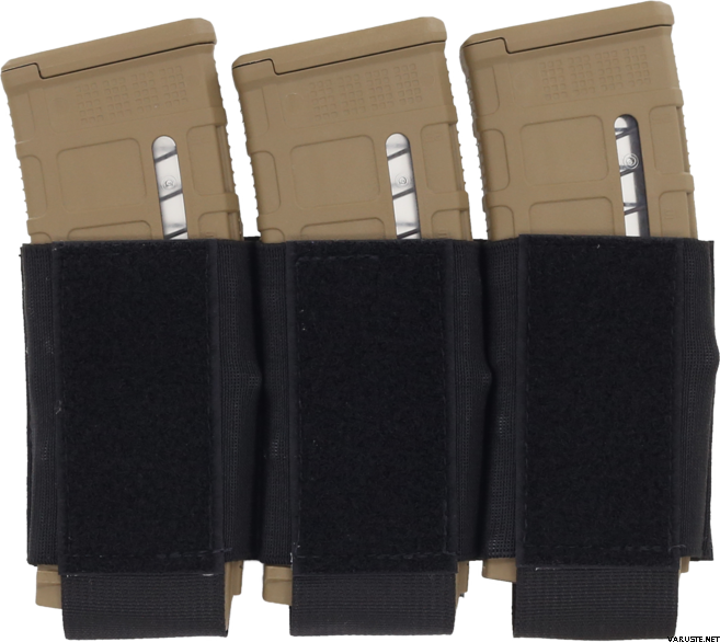 Ferro Concepts Turnover Magazine Pouch - Triple 5.56 Black