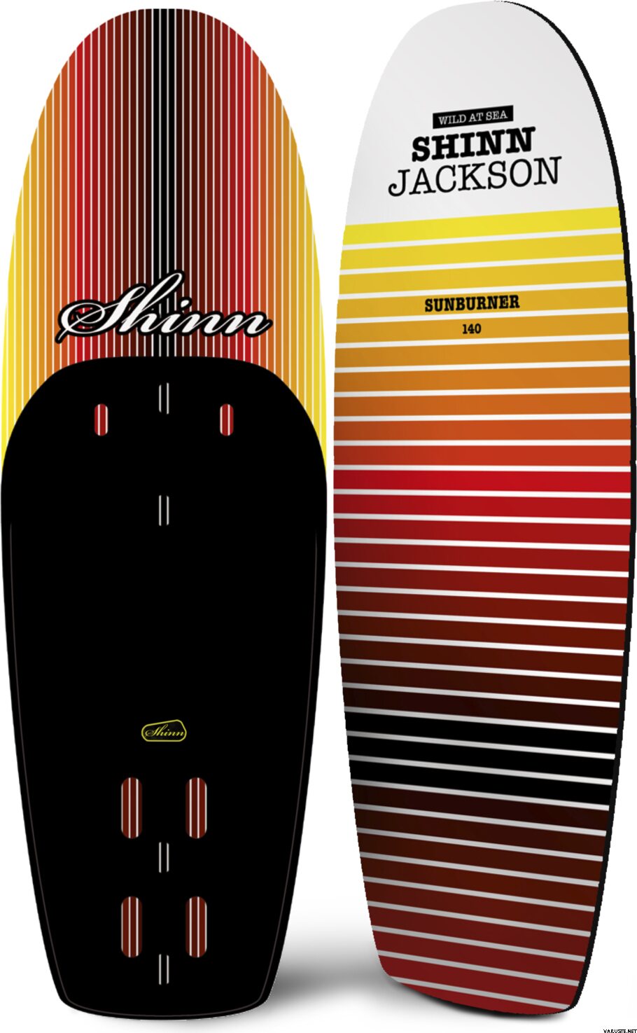 Shinn Jackson Sunburner With 3D Deck Pad and Sneaker LTD straps
