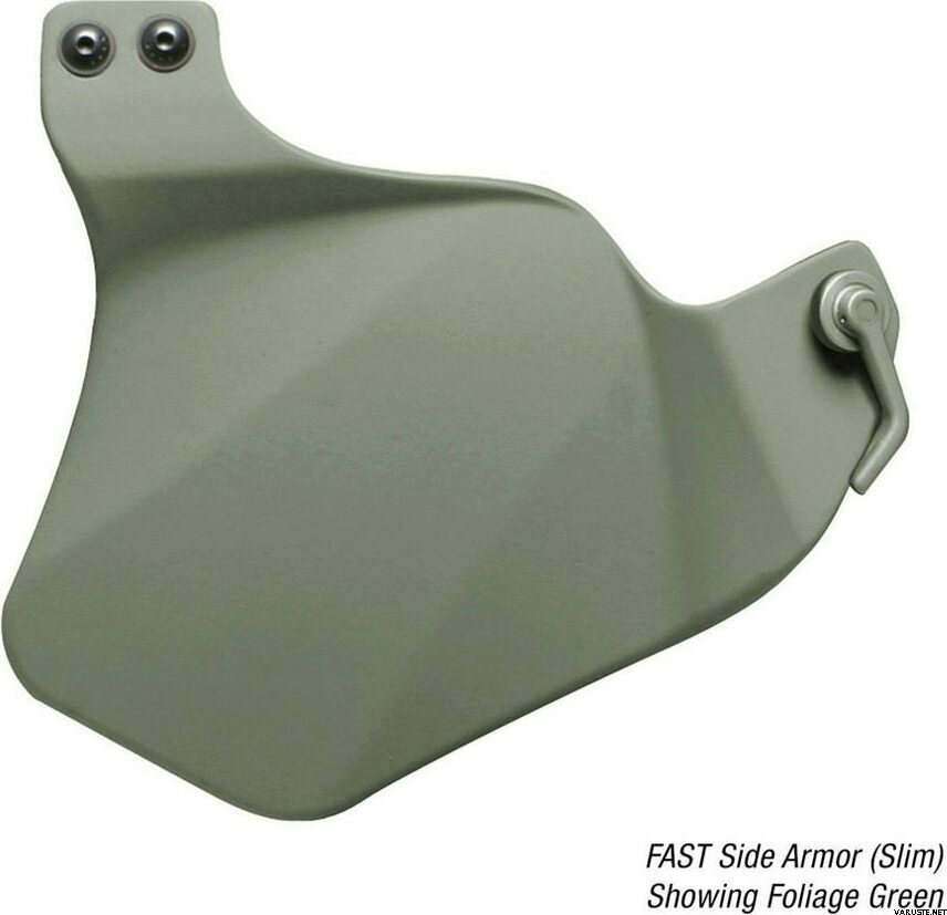 Ops-Core Super High Cut Side Armor, Ballistic, Slim Profile Foliage Green