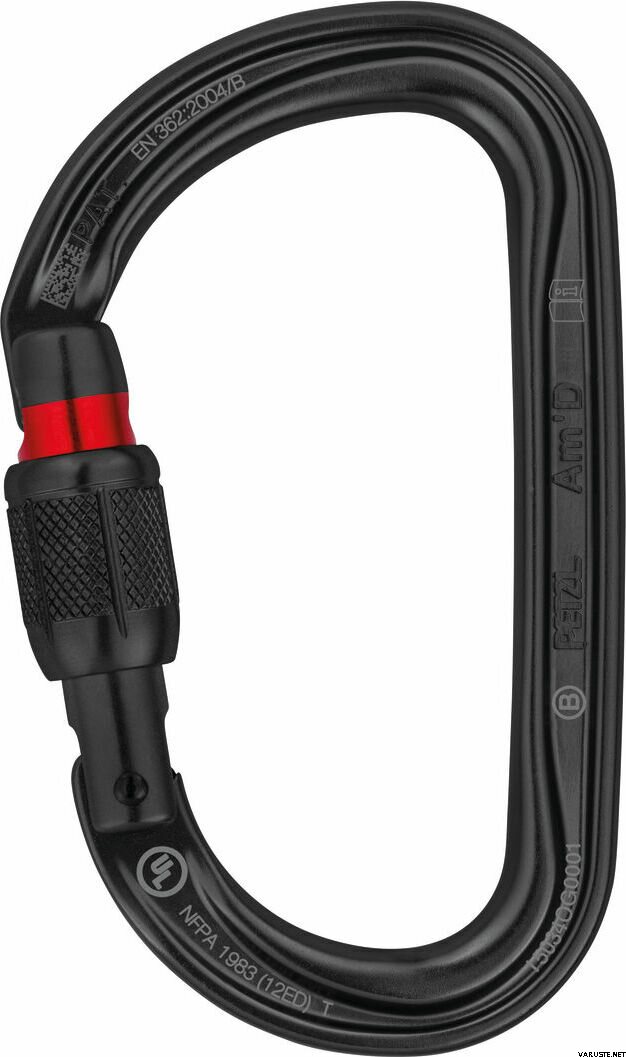 Petzl Am'D Screw Lock Black