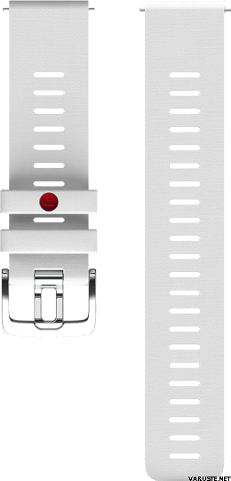 Polar Silikoniranneke 22mm White / S