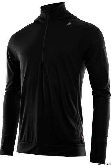 Aclima LightWool Hoodie Mens Jet Black