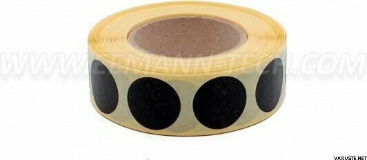 Eemann Tech Target Patches Round 20mm x 1000 pcs Black