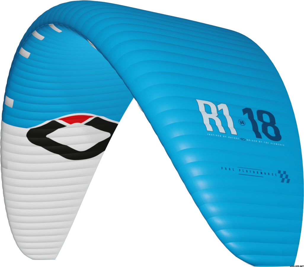Ozone R1 V4 Kite Only 10m² Light Blue / White