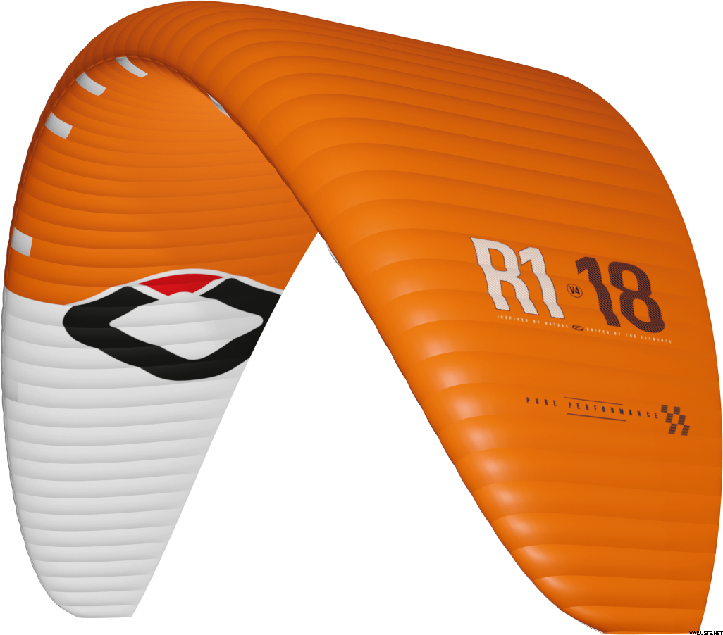 Ozone R1 V4 Kite Only 10m² Orange / White