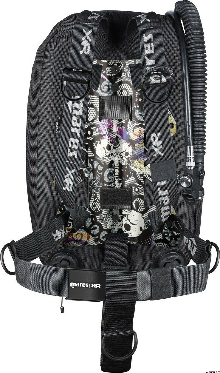 Mares Single Backmount Set Psycho Calavera