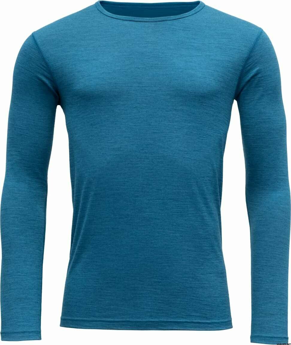 Devold Breeze Merino 150 Shirt Mens Blue Melange
