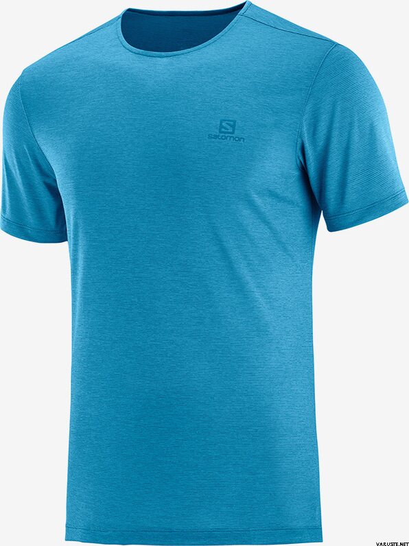 Salomon Cosmic Crew SS Tee M Fjord Blue