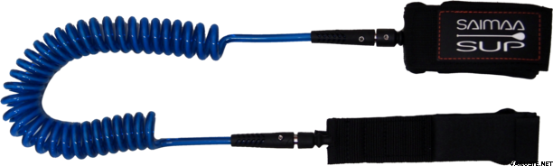 Saimaa SUP Leash Coil 10ft Modrá
