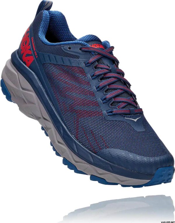 Hoka Challenger ATR 5 Mens Wide Dark Blue / High Risk Red