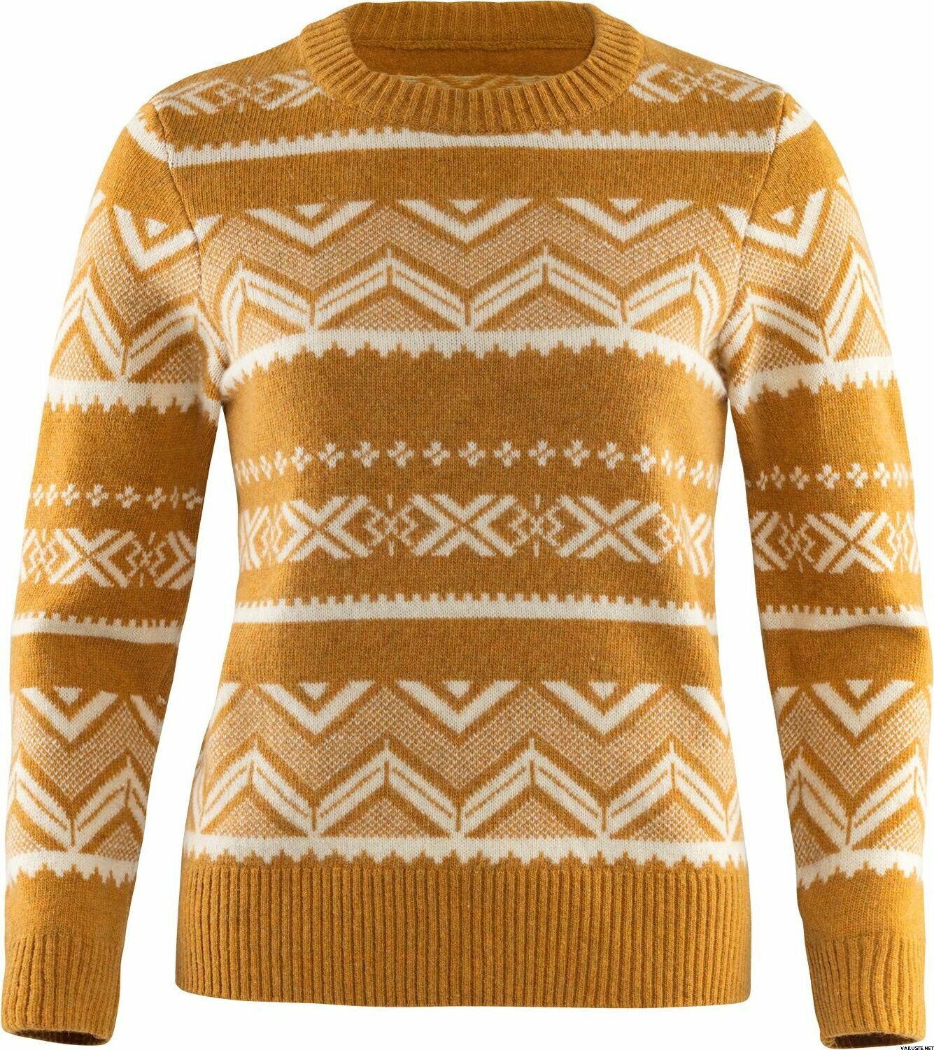 Fjällräven Greenland Re-Wool Pattern Knit Womens Acorn (166)