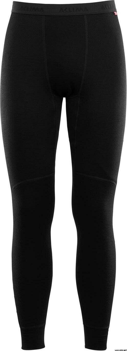 Aclima DoubleWool Longs Mens Jet Black / Marengo