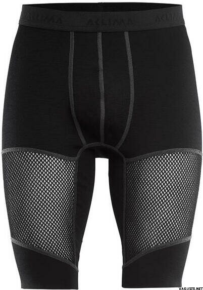 Aclima Woolnet Long Shorts Mens Jet Black