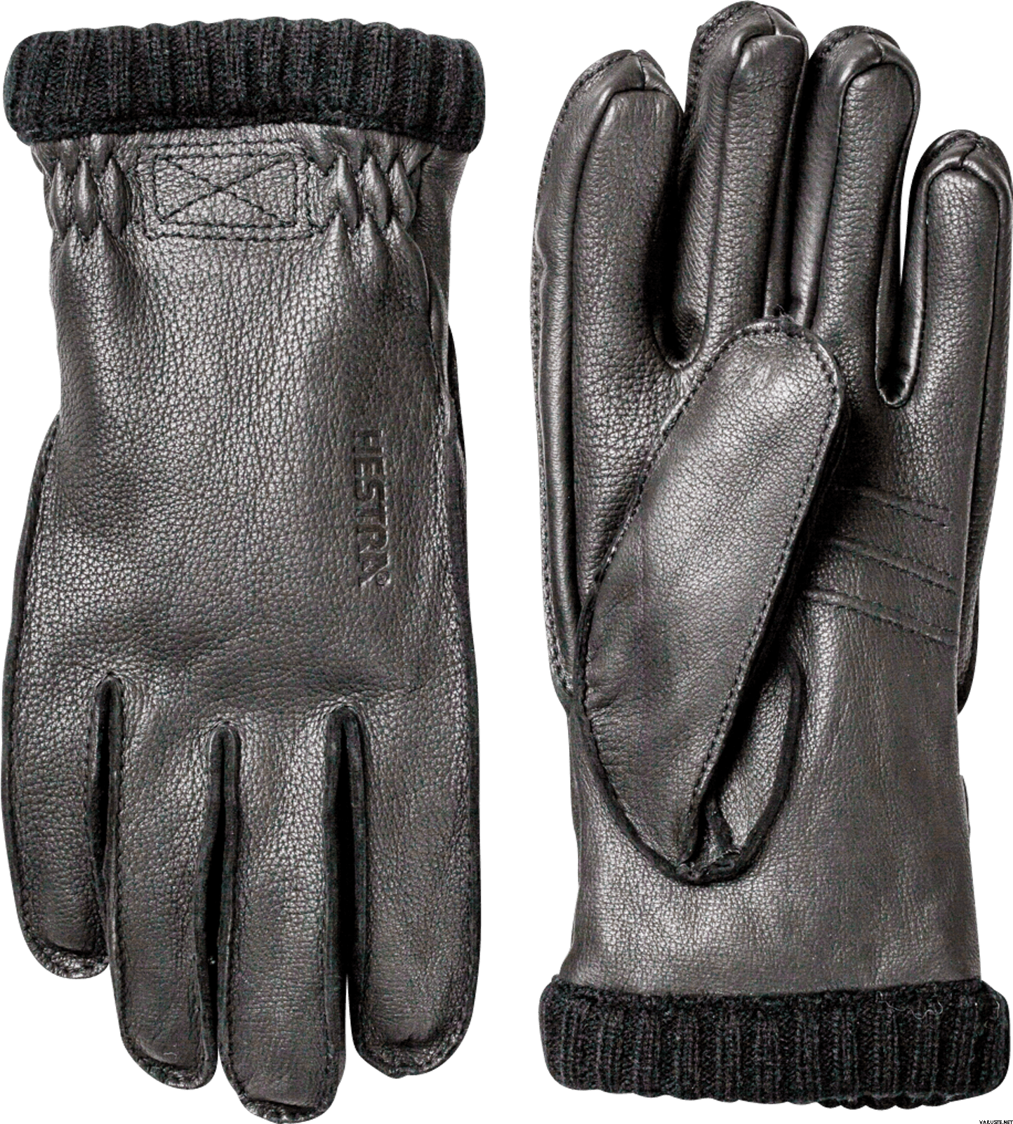 Hestra Deerskin Primaloft Rib Black
