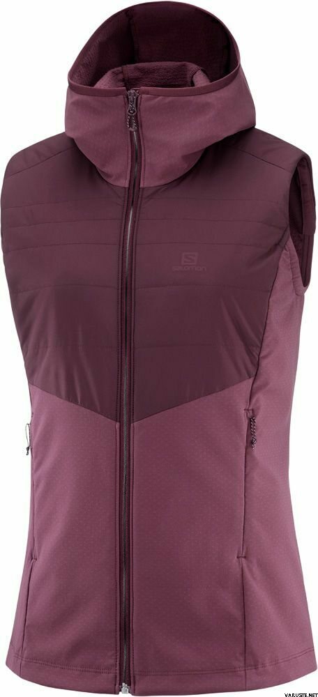 Salomon Outspeed Insulated Vest Womens Wine Tasting