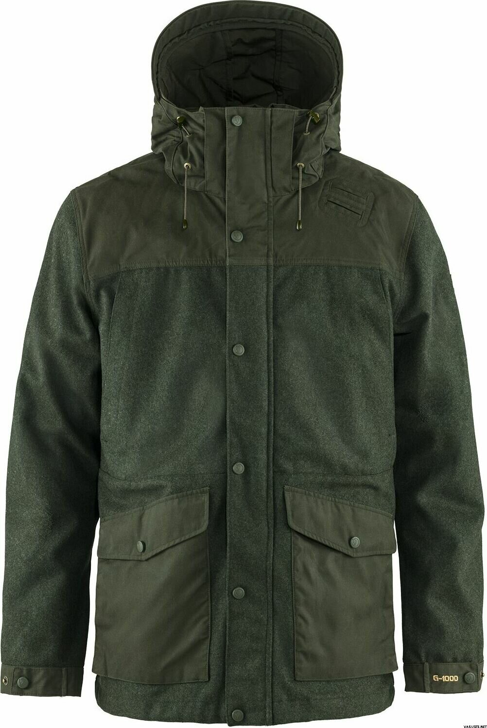Fjällräven Värmland Wool Jacket Mens Deep Forest (662)