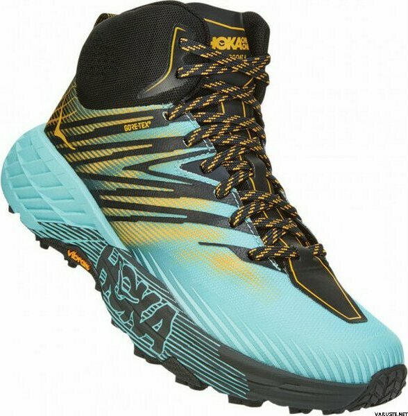 Hoka Speedgoat Mid 2 GTX Womens Antigua Sand / Golden Rod