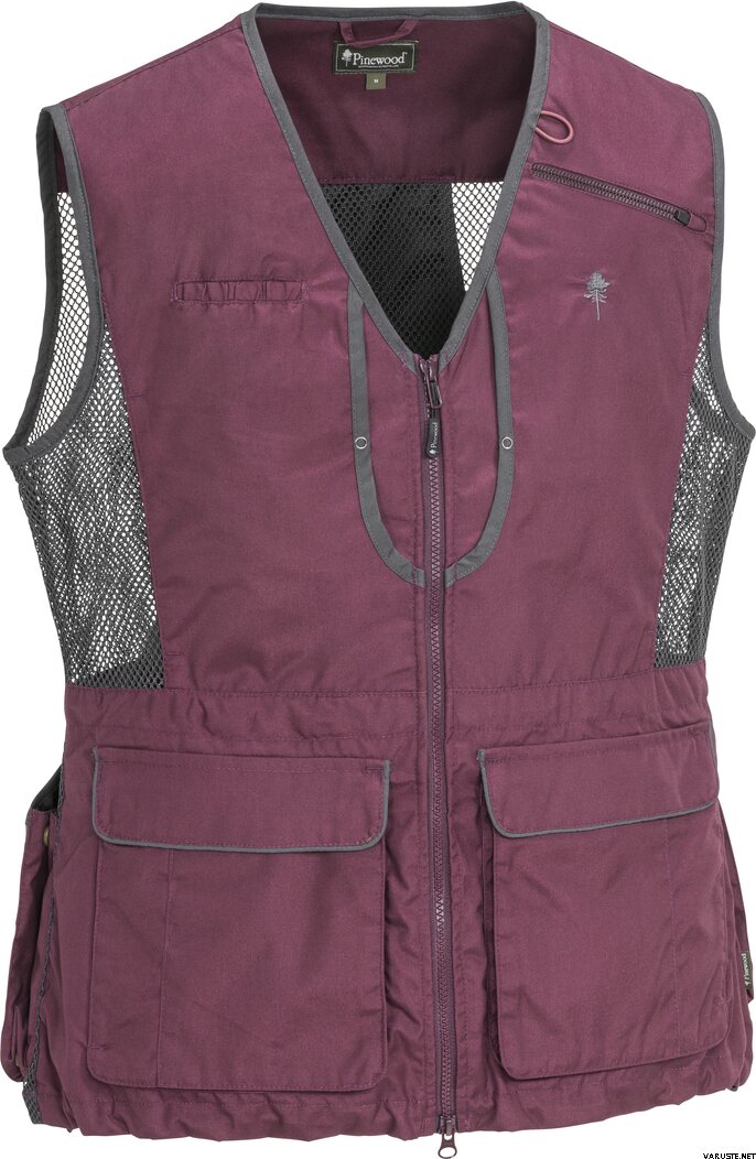 Pinewood Dog Sports 2.0 Vest Womens Plum / Dark Anthracite