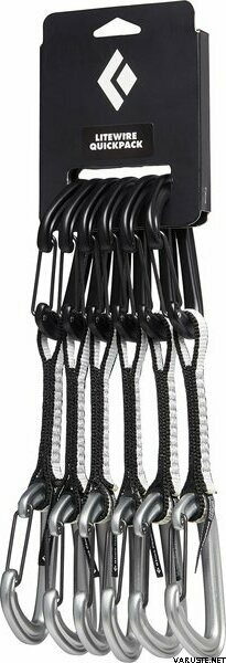 Black Diamond LiteWire Quickpack 12cm (6 бр) Light Grey