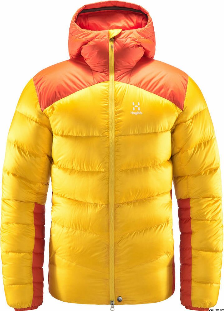 Haglöfs Mojo Down Hood Men Pumpkin Yellow/Habanero