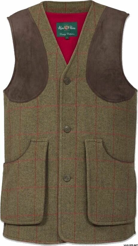 Alan Paine Combrook Men's Waistcoat - Shooting Fit Sage