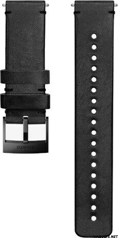 Suunto 24mm Urban 2 Leather Strap Black / Black