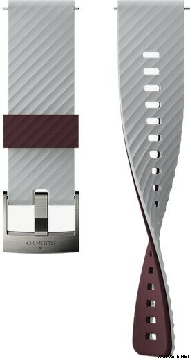 Suunto 24mm Urban 3 Silicon Strap White / Burgundy