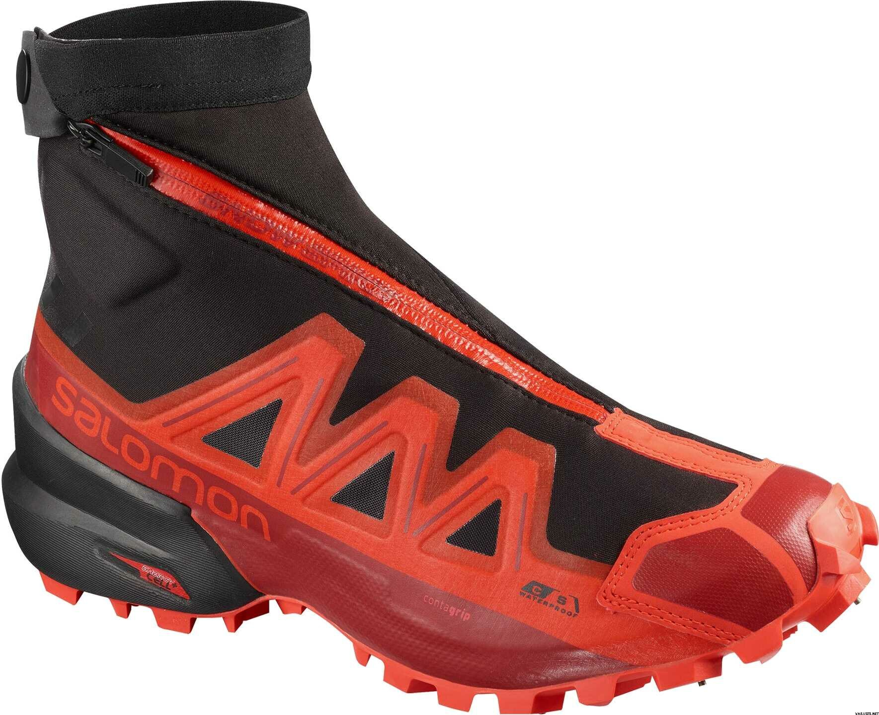 Salomon Snowspike ClimaSalomon Waterproof Black/Rd/Rd Dahlia
