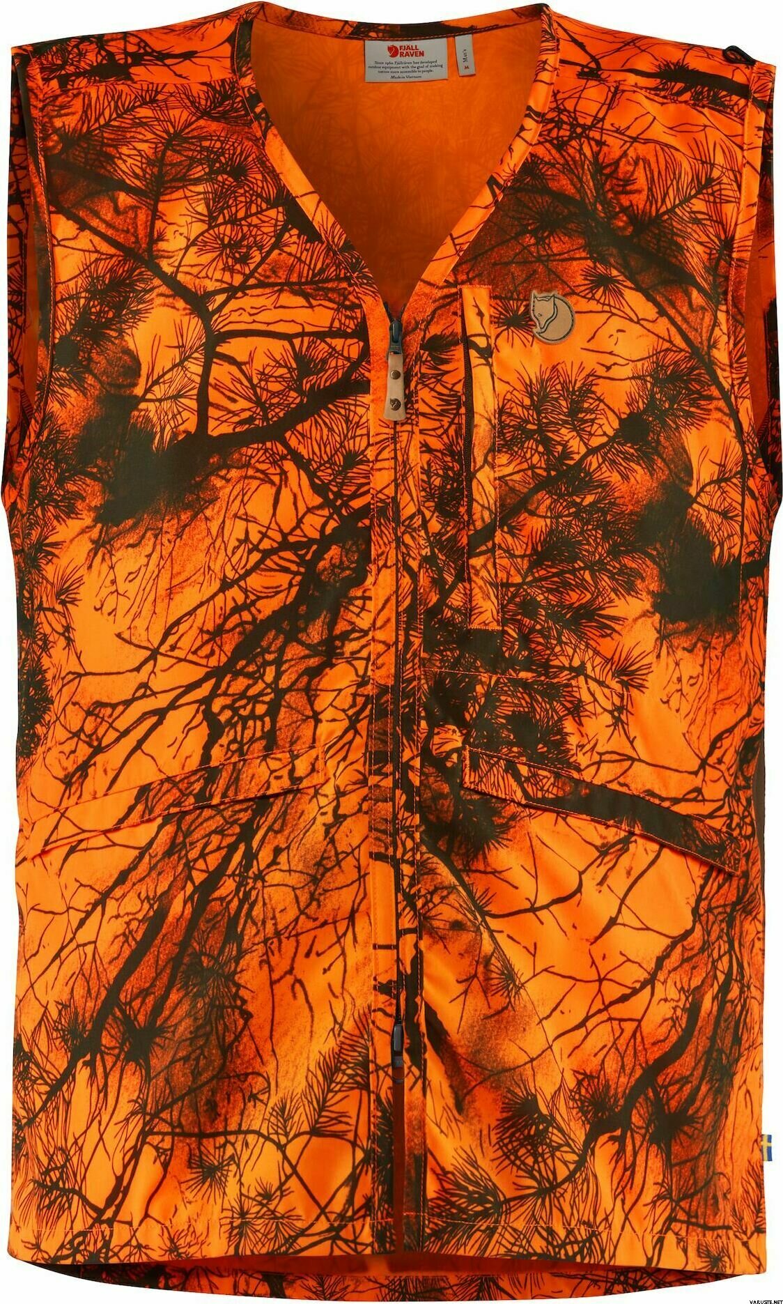 Fjällräven Värmland Vest Orange Camo (211)