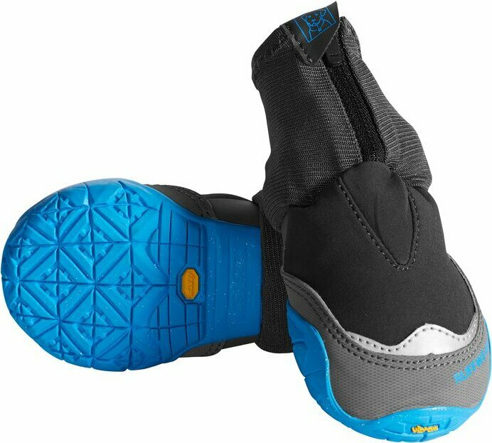Ruffwear Polar Trex dog snow boots, 2pcs Obsidian Black