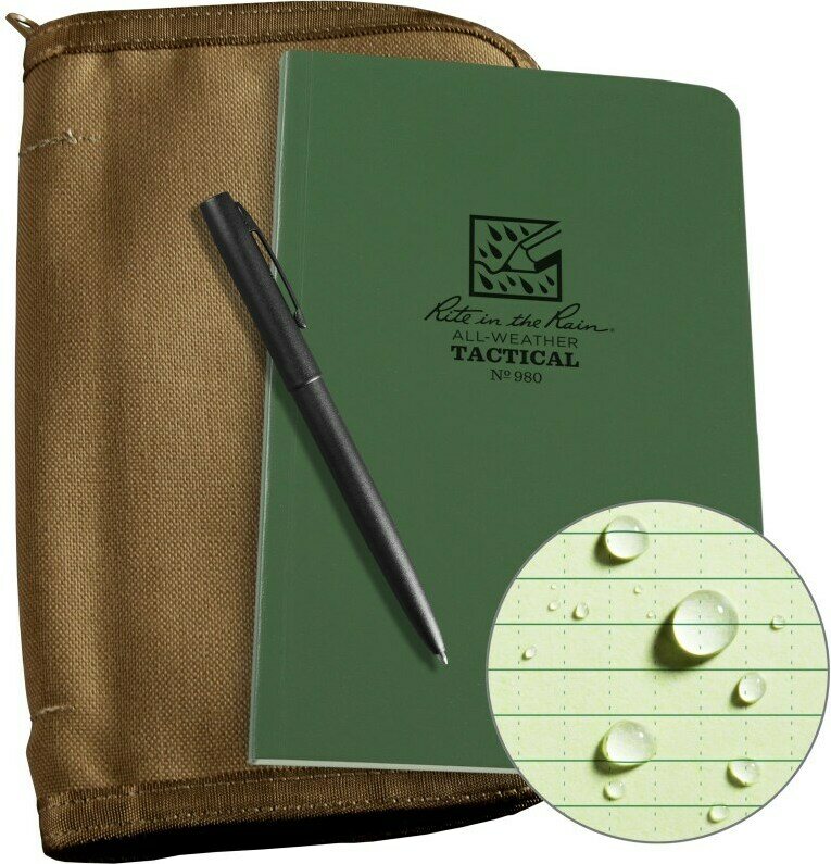 Rite in the Rain Tactical Field Book Kit Green