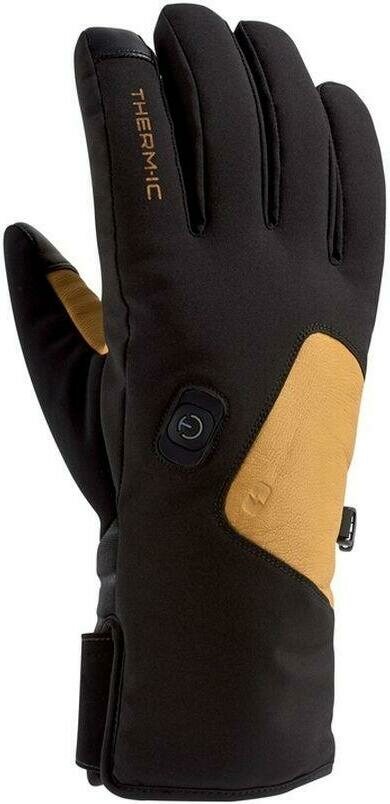 Therm-ic Power Gloves Ski Light Black/Camel