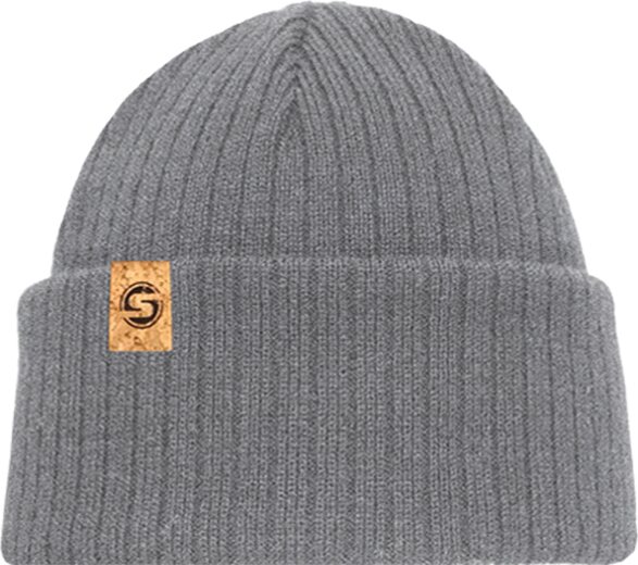 Superyellow Baltic Recycled Beanie Light Grey