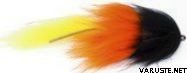 Eumer Pike Spin Tube slow sink 35g Black / Orange / Yellow