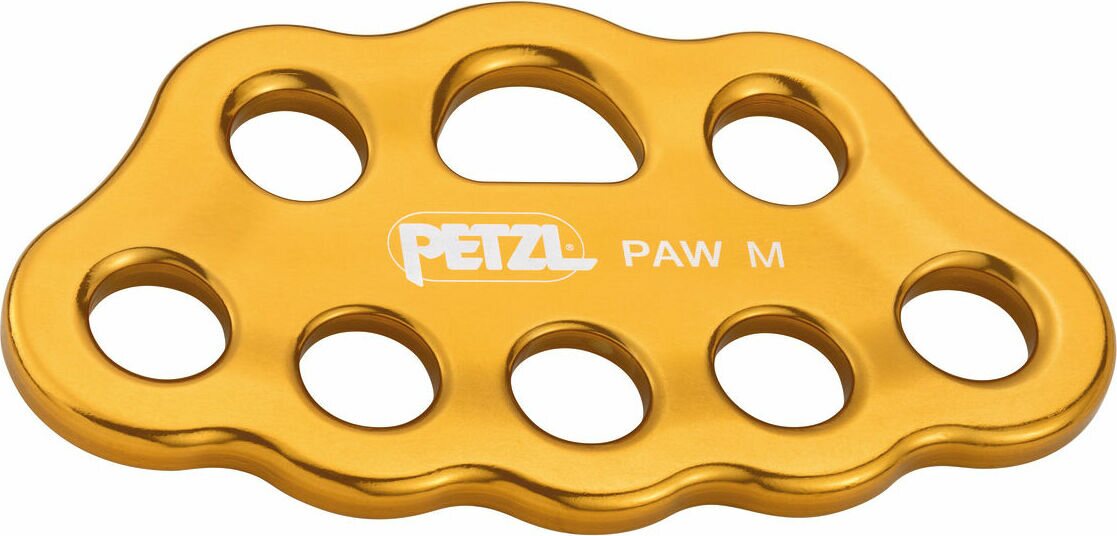 Petzl Paw Rigging plate size M Yellow