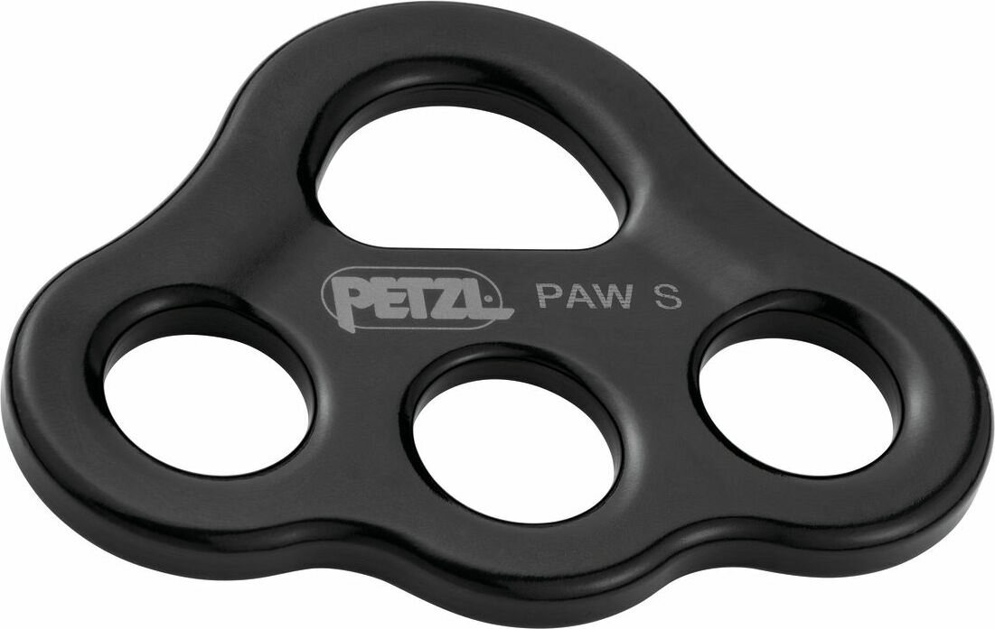 Petzl Paw Rigging plate size S Black (tactical)