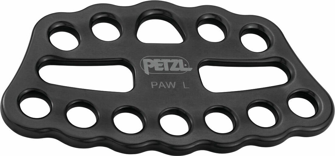 Petzl Paw Rigging plate size L Black (tactical)