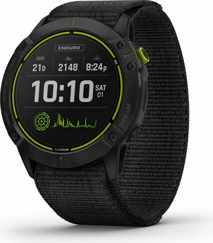Garmin Enduro Black DLC Black DLC w/Black Sport Loop Band