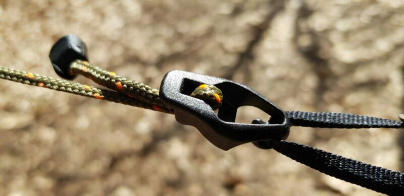 Bushmen Ultralight Tensioning Cords Black