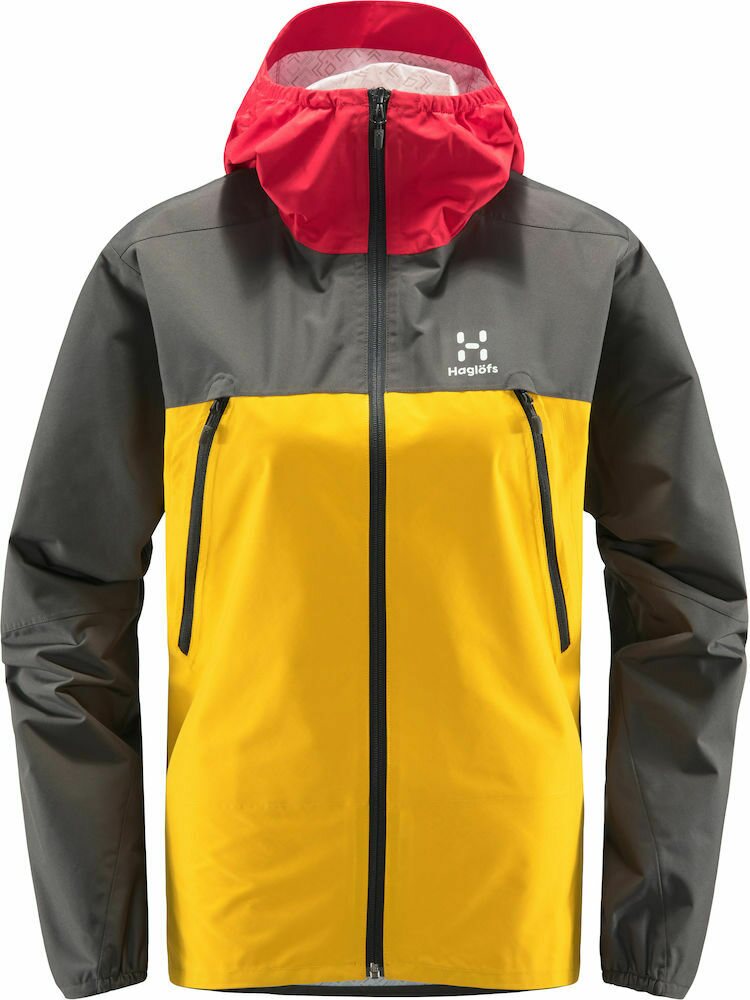 Haglöfs Spira Jacket Women Magnetite/Pumpkin Yellow