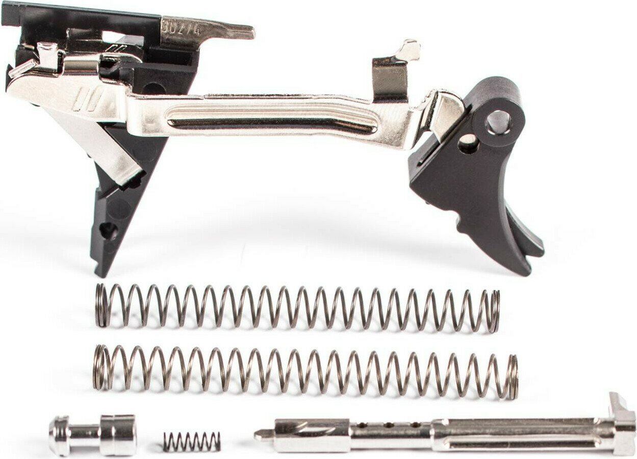 ZEV Adj. Fulcrum Trigger Ultimate Kit, 1st-3rd Gen, 9mm Black / Black