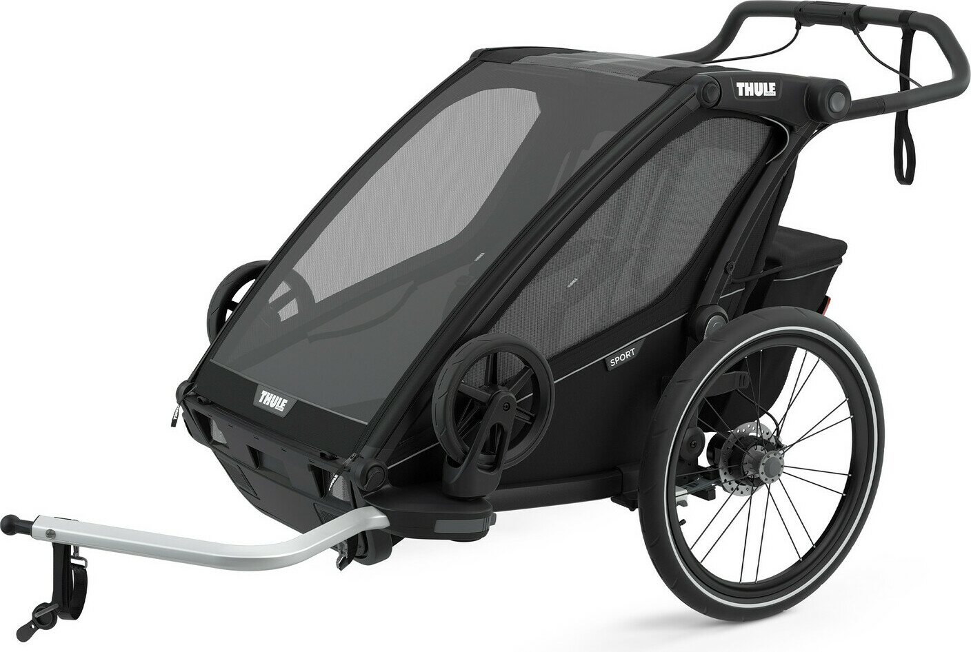 Thule Chariot Sport 2 (2021) Aluminum / Midnight Black